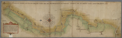 A-0086 Chaerte vande lantscheydinghe tusschen het heemraetscap van Rijnlant Tsticht van Wytrecht ende Ae..., 1567